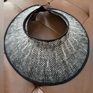 San Diego Hat Company Black and White Woven Hat